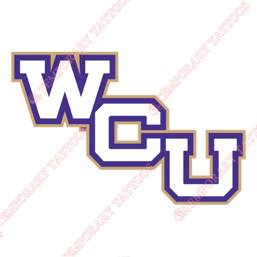 Western Carolina Catamounts Customize Temporary Tattoos Stickers NO.6960